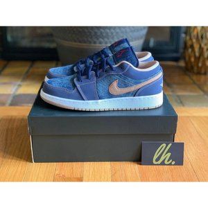 Size 6y Air Jordan 1 Low "Denim"